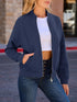 Oversize Reißverschlussjacke Damen | Lässige Schicht für Alltag & Stil